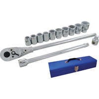 Socket & Attachment Set, 15 Pcs, 3/4" Drive Size MAS Chibougamau