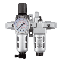 Filtre/r&eacute;gulateur et lubrificateur d'air modulaire (manom&egrave;tre compris), 1/4" NPT MAS Chibougamau