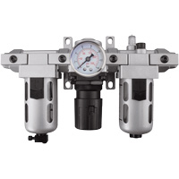 Filtre, r&eacute;gulateur et lubrificateur d'air modulaire (manom&egrave;tre compris), 1/4" NPT MAS Chibougamau