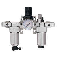 Filtre, r&eacute;gulateur et lubrificateur d'air modulaire (manom&egrave;tre compris), 1" NPT MAS Chibougamau