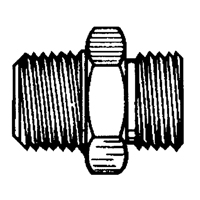 Reducer/Adapter Fitting, 1/4" x 1/8" Dia, Brass MAS Chibougamau