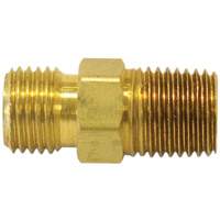 Reducer/Adapter Fitting, 1/4" x 1/4" Dia, Brass MAS Chibougamau