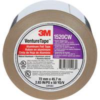 Venture Tape Aluminum Foil Tape, 1.8 mils Thick, 72 mm (3") x 45.7 m (150') MAS Chibougamau