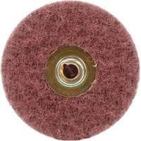 Disque de conditionnement de surface Standard Abrasives &agrave; changement rapide, 2" dia., Grain Moyen, Oxyde d'aluminium MAS Chibougamau