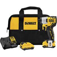 Xtreme Brushless Impact Driver Kit, 1/4", 1450 in-lbs Max. Torque, 12 V, Lithium-Ion MAS Chibougamau