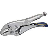 Fast Release Locking Pliers with Wire Cutter, 5" Length, Curved Jaw MAS Chibougamau