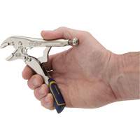 Fast Release Locking Pliers with Wire Cutter, 5" Length, Curved Jaw MAS Chibougamau