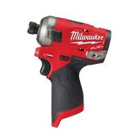 Tournevis hexagonal hydraulique &agrave; percussion M12 Fuel Surge (outil seulement), 1/4", 450 lb-po Couple max., 12 V, Lithium-ion MAS Chibougamau