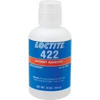 422 Super Bonder&reg; Instant Adhesive, Clear, Bottle, 16 oz. MAS Chibougamau