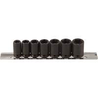 Jeu de douilles magn&eacute;tiques, 7 Mcx, Chocs, Prise de 1/4" MAS Chibougamau