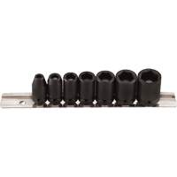 Jeu de douilles magn&eacute;tiques, 7 Mcx, Chocs, Prise de 1/4" MAS Chibougamau