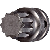 Socket Bit, Triple Square, 5 x 3/4" L, 1/4" Drive MAS Chibougamau