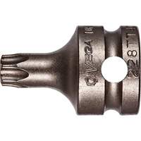 Socket Bit, Torx&reg; Tamper, 25 x 1" L, 3/8" Drive MAS Chibougamau