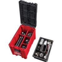 Packout Compact Tool Box, 10" x 16-1/5" x 13", Black/Red MAS Chibougamau