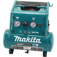 Compresseur d'air s&eacute;rie Quiet, &eacute;lectrique, 2 gal. (2,4 gal. US), 135 PSI, 120/1 V MAS Chibougamau