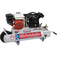 Compresseur d'air sur brouette, Essence, 10 gal. (12 gal. US), 150 PSI MAS Chibougamau