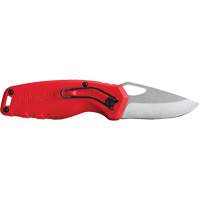 Couteau pliant compact, 2-1/2" lame, lame en Acier inoxydable, poign&eacute;e en M&eacute;tal MAS Chibougamau