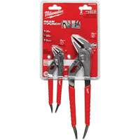 6" & 10" Comfort Grip Straight Jaw Pliers Set, 2 Pieces MAS Chibougamau