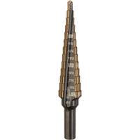 Foret &eacute;tag&eacute;, 1/8"/#1 - #1/1/2", Incr&eacute;ments de 1/32", Acier rapide au cobalt MAS Chibougamau
