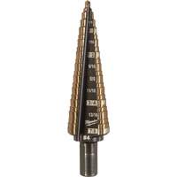 Foret &eacute;tag&eacute;, 3/16"/#4 - #4/7/8", Incr&eacute;ments de 1/32", Acier rapide au cobalt MAS Chibougamau