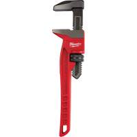 Cl&eacute; &agrave; tuyau &agrave; m&acirc;choires lisses, Cap des m&acirc;choires 2-5/8", Longueur 12", Fini Rev&ecirc;tement en poudre, Prise Ergonomique MAS Chibougamau