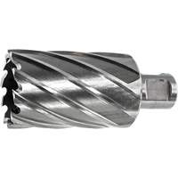 Fraise annulaire DRILLCO, Diam&egrave;tre de 7/16", Acier rapide, Profondeur de la coupe de 1", Tige 3/4" MAS Chibougamau