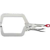 Torque Lock Locking Pliers with Deep Jaws, 9" Length, C-Clamp MAS Chibougamau