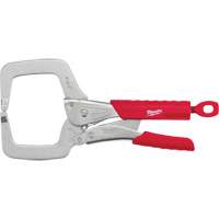 Torque Lock Locking Pliers with Regular Jaws & Grip, 11" Length, C-Clamp MAS Chibougamau