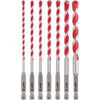 Jeu de forets pour perceuse &agrave; percussion Shockwave, 7 morceaux, Carbure MAS Chibougamau