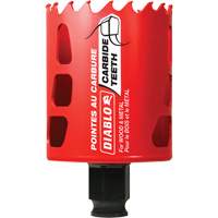 Scie cloche pour bois et m&eacute;tal, 2-1/4", Profondeur de la coupe 2-3/8", Carbure MAS Chibougamau