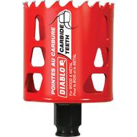 Scie cloche pour bois et m&eacute;tal, 2-3/8", Profondeur de la coupe 2-3/8", Carbure MAS Chibougamau