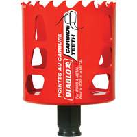 Scie cloche pour bois et m&eacute;tal, 2-1/2", Profondeur de la coupe 2-3/8", Carbure MAS Chibougamau
