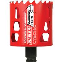 Scie cloche pour bois et m&eacute;tal, 2-5/8", Profondeur de la coupe 2-3/8", Carbure MAS Chibougamau