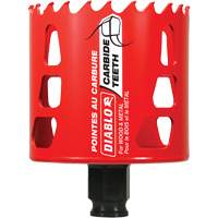 Scie cloche pour bois et m&eacute;tal, 2-3/4", Profondeur de la coupe 2-3/8", Carbure MAS Chibougamau