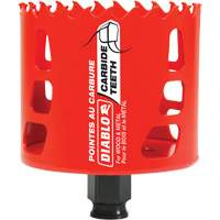 Scie cloche pour bois et m&eacute;tal, 3", Profondeur de la coupe 2-3/8", Carbure MAS Chibougamau