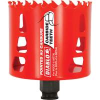 Scie cloche pour bois et m&eacute;tal, 3-1/8", Profondeur de la coupe 2-3/8", Carbure MAS Chibougamau