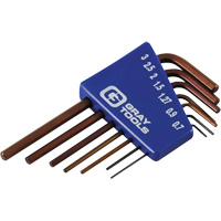 Hex Key Set, 7 Pcs., Metric MAS Chibougamau