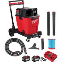 Aspirateur sec/humide sans fil &agrave; bloc-pile double M18 Fuel, 18 V, Capacit&eacute; 12 gal. MAS Chibougamau