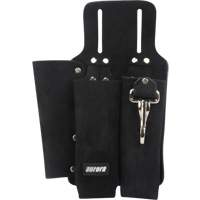 Porte-outils pour monteur de ligne, Porte-outil multiple, Cuir, 3 Poches MAS Chibougamau