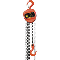 VCH Series Chain Hoist, 10' Lift, 2200 lbs. (1 tons) Capacity, Heat-Treated Alloy Steel Chain MAS Chibougamau