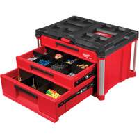 PackOut 3-Drawer Tool Box, 16-3/10" x 22-1/5" x 14-3/10", Red MAS Chibougamau