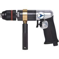 AD12VSR Perceuse pneumatique &agrave; vitesse variable, 6 pi³/min, 1/4" NPT, 1/2" mandrin, Sans cl&eacute; MAS Chibougamau