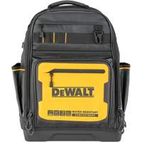PRO Backpack, 13-3/4" L x 7-3/4" W, Black/Yellow MAS Chibougamau