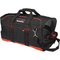 24" Pro Contractor's Gear Bag, Ballistic Polyester, Black/Red MAS Chibougamau