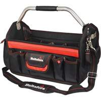 18" Open-Top Tool Carrier, Ballistic Polyester, Black/Red MAS Chibougamau