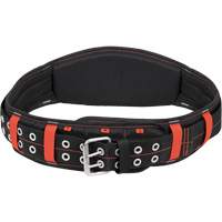 Ceinture coussin&eacute;e de 5", Noir/Rouge MAS Chibougamau