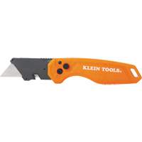 Folding Utility Knife, 1" Blade, Steel Blade, Plastic Handle MAS Chibougamau