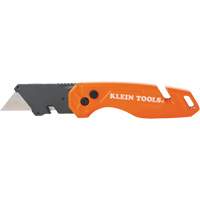 Folding Utility Knife With Blade Storage, 1" Blade, Steel Blade, Metal Handle MAS Chibougamau