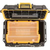 Boîte &agrave; outils compacte et profonde ToughSystem 2.0, 10" x 15-7/20" x 13-4/5", Noir/Jaune MAS Chibougamau