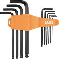 L-Style Long Ball-End Hex Key Set, 10 Pcs., Metric MAS Chibougamau